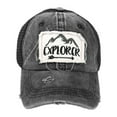 thumbnail image 3 of Only Moment Black Womens Satin Lined Unstructured Baseball Cap Polyester,Cotton Vintage Adjustable Dad Hats Gift for Men/Women,Unstructured One Size, 3 of 3