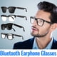 thumbnail image 2 of Naxoaeo - Gafas inteligentes con Bluetooth, inalámbricas, de oído abierto, para música y llamadas manos libres, para hombres y mujeres, lentes polarizadas duales, resistentes al agua IP4, conectan, 2 of 2