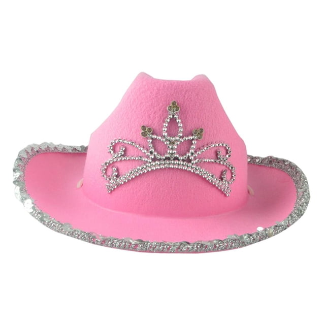 2x Sombrero de Vaquero con Plumas Rosa, Gorras de Vaquero, Sombrero de de Disfraces de Vacaciones, de Vaquero Occidental Salvador Sombrero de vaquero