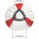thumbnail image 2 of (4 Pack) Mop Heads Compatible With Vileda 2 In 1 Turbo Mop, Replacement Head, Microfiber, Red, White, 2 of 5