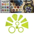 thumbnail image 1 of 10Pcs Dresden Plate Template Patchwork Stencils 10Pcs Dresden Plate Dresden Plate Ruler Measuring Gauge for Patchwork Quilting DIY Measure Craft, 1 of 9