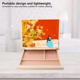 thumbnail image 4 of Art Table Easel, Adjustable Folding Wooden Easel, Multipurpose Artist Easel, Portable Tabletop Easel Box With Drawer For Painting And Drawing, 4 of 5