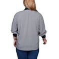thumbnail image 3 of Plus Size Long Sleeve Colorblocked Blouse, 3 of 3