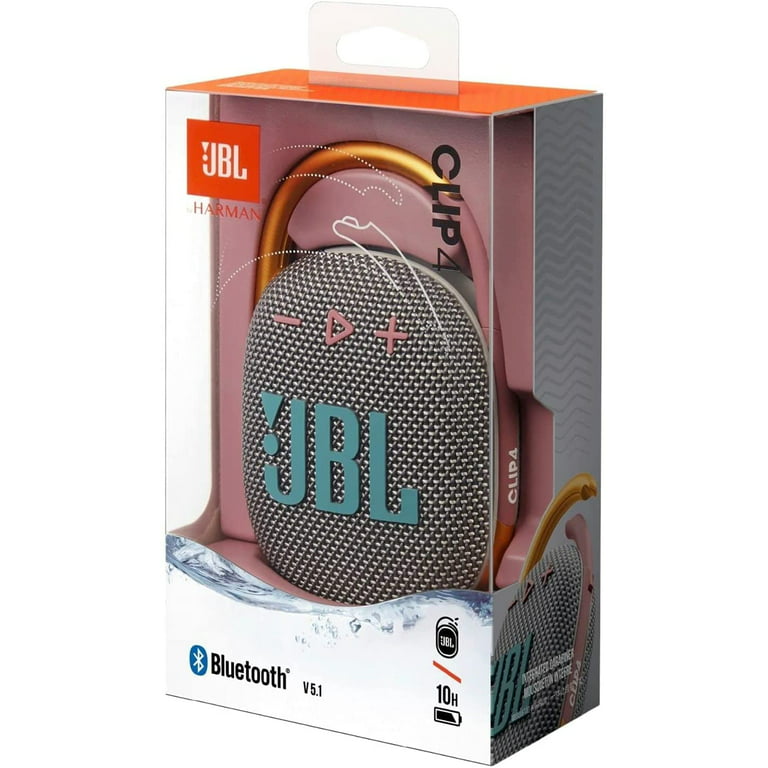 JBL Clip 4 Bluetooth® Speaker Rechargeable Waterproof Portable Wireless  Bluetooth Speaker V5.1 - 7MD STORE GENERAL TRADING LLC