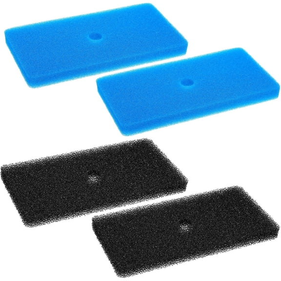 Tutuviw 2 Sets Replacement Pond Filter Pads for Outdoor Ponds - Coarse and Fine Pond Filter Media for Pond Filter Box, Sponge Filters Replacement for Fish Ponds Filters Pump