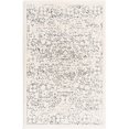 thumbnail image 1 of Unique Loom Isabella High-Low Pile Border Rug 2' x 3' Rectangle Ivory/Black, 1 of 1