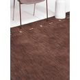thumbnail image 4 of Rugsotic Carpets Hand Knotted Wool Area Rug 5'x8' Brown Contemporary Rectangle Indoor Rug for Living Room, Bedroom Antimicrobial L00520, 4 of 6