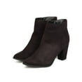 thumbnail image 5 of New Women Breckelles Paris-03 Faux Suede Pointy Toe Chunky Heel Bootie, 5 of 6