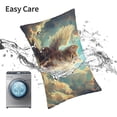 thumbnail image 5 of Kdxio Cotton Pillow Cases 14"x20" Pillowcases,Soft and Breathable Bedroom Pillow Cases-Sunshine Cloud Cute Cat-No Pillow Core, 5 of 5