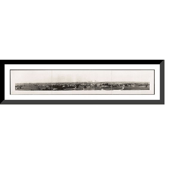 Historic Framed Print, OH 1915 Birds eye view of Middletown PHOTO, 36-3/8" x 8-3/8"