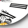 thumbnail image 3 of Designart 'Minimal Fluid Shapes In Bauhaus Memphis Style' Modern Wall Clock, 3 of 5