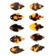 thumbnail image 1 of Colgantes de hojas de acrílico al por mayor, para joyas, piezas marrón, 1 of 9