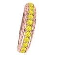 thumbnail image 5 of AoneJewelry 14K Rose Gold 0.50 Carat Yellow Diamond Engagement Wedding Band, 5 of 5