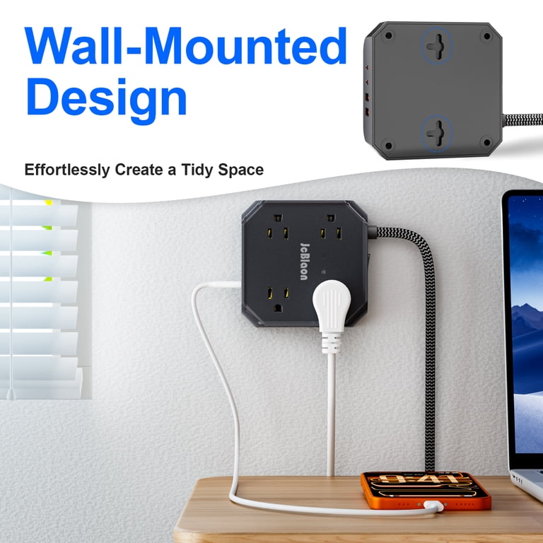 JcBlaon 12-in-1 Power Strip with USB Charging Ports photo 3