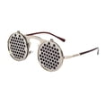 thumbnail image 2 of Gafas de sol Steampunk ligeras y circulares, estilo gótico, para hombres y mujeres, para cosplay. Agujero, 2 of 8