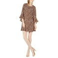 thumbnail image 6 of Bar Iii Womens Bell Sleeve Flounce Dress, 6 of 7