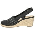 thumbnail image 3 of Easy Street Taffy Women's Slingback Espadrille Wedges Color: Red Size: 9, 3 of 4