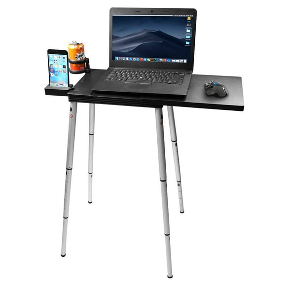 Tabletote Portable Mobile Adjustable Height Laptop Stand Desk Table For Home Office School & Travel