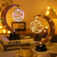 thumbnail image 3 of Thinsony Lunar Lamp Moon Shape Night Light For Peaceful Sleep LED Moon Shape Light Moon Shape Lamp warm light 1Set, 3 of 6