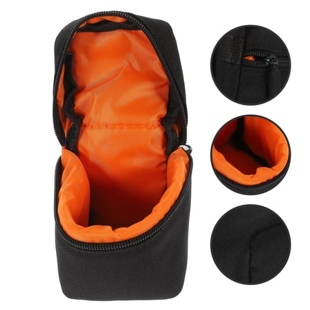 WHAMVOX Camera Lens Storage Bag Camera Lens Protective Bag Padded Camera Lens Pouch
