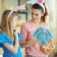 thumbnail image 3 of Yanxiao Easter Bunny Plush Toys, 11" Brown Cute Big-Eared Bunny Doll Stufferd Animal Toys, Soft Rabbit Gift Easter Basket Stuffers Toys, Easter Party Favors Gift for Girls Boys kids and Adults, 3 of 5