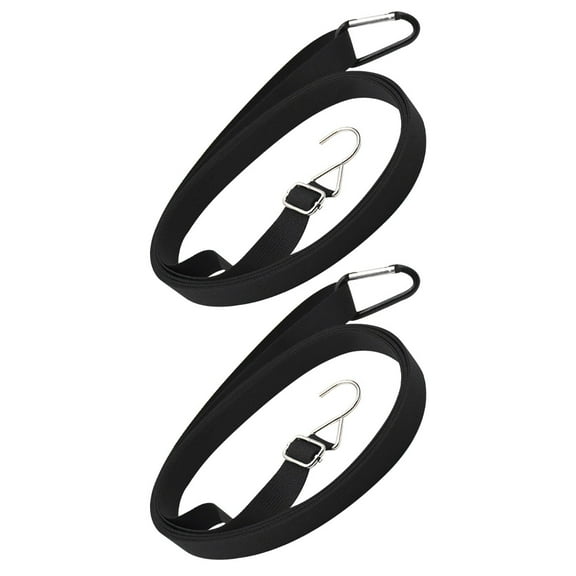 2-Pack Windproof Elastic Car Cover Straps, Protective Fixing Ropes for