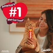 Hartz Delectables Squeeze up Lickable Wet Cat Treat Flavor Variety Pack, 0.5oz Tube (54 Count)