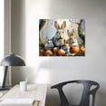 thumbnail image 4 of Nawypu  Mother Rabbit And Baby Rabbits Printed Canvas Wall Art, Gifts & Keepsakes, Ready to Hang, 4 of 6
