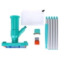 thumbnail image 6 of LYCAQL Portable Deluxe Jet Pool Vacuum Underwater Cleaner with 5 Section Pole, 3 Scrub Brushes, Leaf Bag, Telescopic Pole Attachment - Above Ground Pools, Spas, Ponds - Attach to Garden Hose, 6 of 7