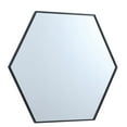 thumbnail image 6 of Elegant Decor Metal frame hexagon mirror 38 inch in Black, 6 of 13