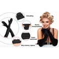 thumbnail image 4 of Guantes Largos Satin Elegantes Accesorio Disfraz Para Mujer, 4 of 8