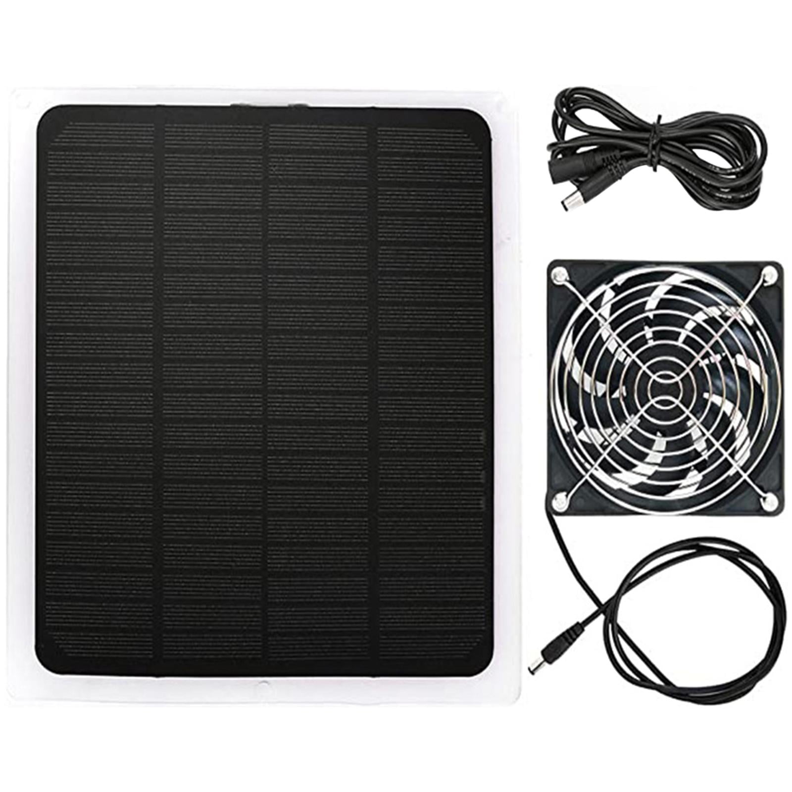 Weatherproof Solar Powered Fan Ventilation, Outdoor Solar Panel Exhaust Fan for Chicken , RV