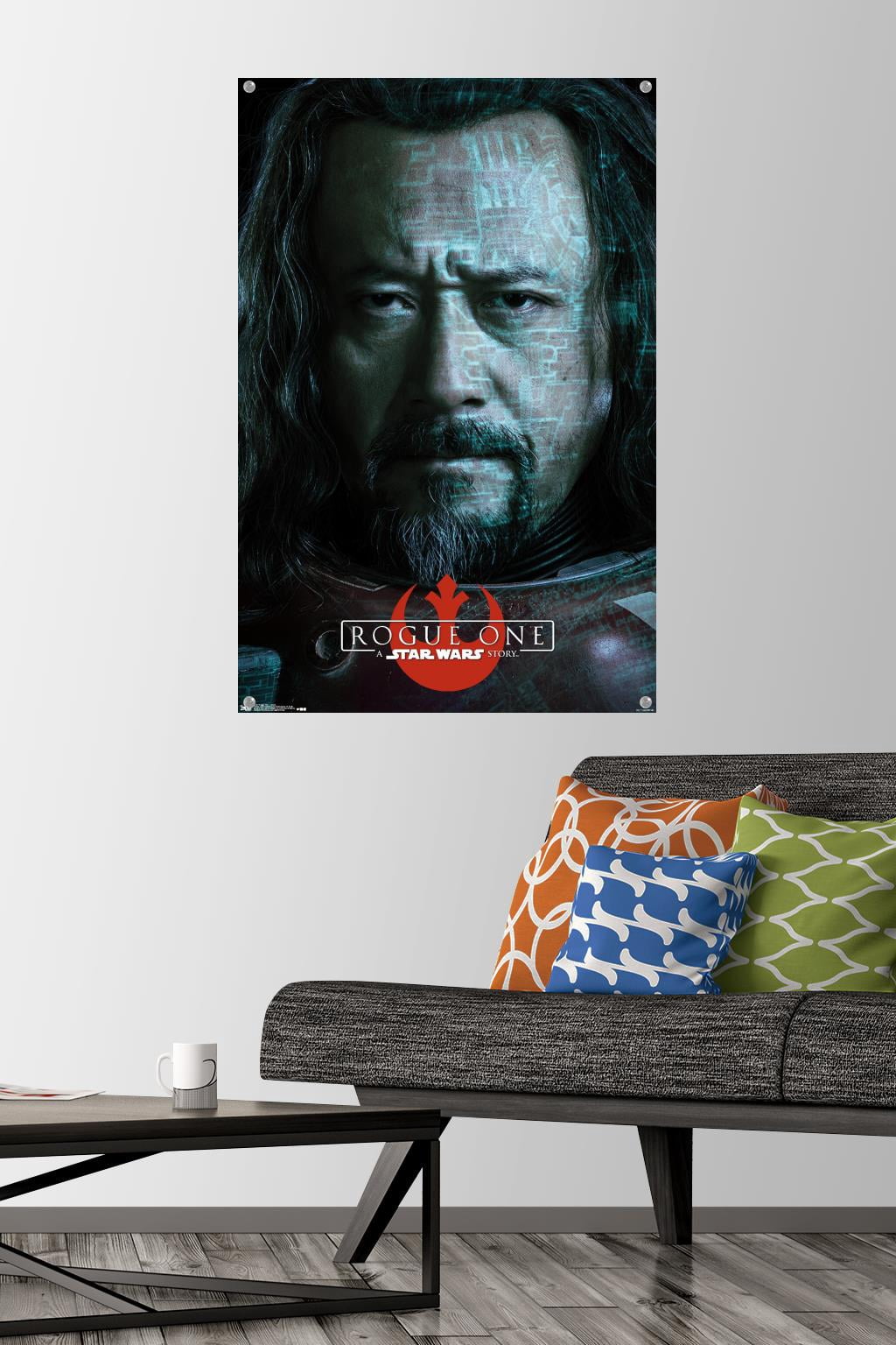 Star Wars: Rogue One - Baze Wall Poster with Push Pins, 22.375" x 34"