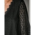 thumbnail image 5 of Cupshe Women's Top Scalloped Lace V-Neck Cutout Blouse, 5 of 5