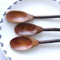 thumbnail image 5 of YSNOOWE 2Pcs Small Dessert Spoons Wood Long Handle for Family Reunion 11.8x1.4x0.6in, 5 of 8