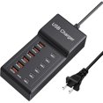 thumbnail image 1 of wonima02 Multi USB Charger USB C Charging Station Block 50W 12 Ports Multiple USB C Hub USB Charging Strip for iPhone 13/14/15/16/Smartphone/Tablet, 1 of 1