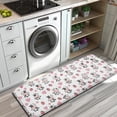 thumbnail image 3 of White Cow Strawberry Heart Pattern Kitchen Rug Mat,Kitchen Runner Rugs Non Skid Washable,Decorative Kitchen Floor Mats for Kitchen,Sink,Laundry,17"x47.2", 3 of 7