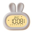 thumbnail image 1 of GROWTH TANK Rabbit Kids Digital Alarm Clock Adult Nursery Snooze Backlight Night Light White, 1 of 9