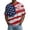 Hot Pink #5, variant on Independence Day Shirt for Men 250 Anniversary Usa Patriotic Shirts Short Sleeve Waffle Usa Flag Tees V Neck Big and Tall American Flag T Shirts Wine M