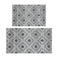 thumbnail image 6 of Sussex Home Non Skid Washable Kitchen Runner Rugs Set of 2 - Ultra-Thin Lattice Area Rugs for Laundry Room, Entryway, Bathroom - Multipurpose Set of 44 x 24 and 31.5 x 20 Inches Floor Mats, 6 of 8