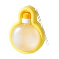thumbnail image 2 of Botella de agua plegable para perros, dispensador de agua para perros, accesorios para cachorros, a prueba de fugas para mascotas amarillo y S, 2 of 9