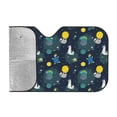 thumbnail image 2 of Kdxio Space and Animals Print Windshield Sun Shade, Foldable Sun Blocker for Car,Truck,SUV Automotive Interior Sun Protection,Reflective Shade for Front Windshield(Medium), 2 of 7
