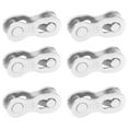 thumbnail image 1 of Braveheart 6pcs Bike Chain Link Bicycle 11 Speed Stainless Steel Chain Link Bike Repair Cycling Accessory, 1 of 4