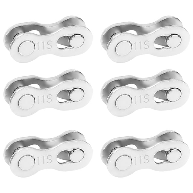 Braveheart 6pcs Bike Chain Link Bicycle 11 Speed Stainless Steel Chain Link Bike Repair Cycling Accessory
