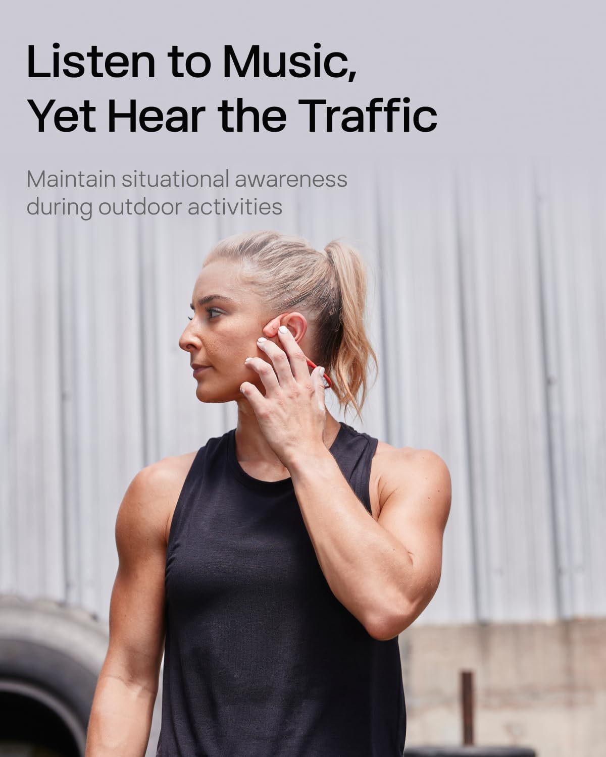 Restored Shokz OpenRun Pro Bone Conduction Waterproof Bluetooth Headphones for Sports(Formerly Aeropex), Pink (Refurbished)