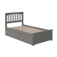 thumbnail image 4 of Mission Platform Bed with Matching Foot Board with 2 Urban Bed Drawers in, Multiple Colors and Sizes, 4 of 6