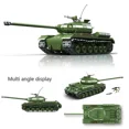 thumbnail image 6 of WW2 Military Classic Model Tiger Leopard KV-1 KV-2 IS-2 Heavy Tank Collection Model Building Blocks Bricks Toys for Boys Gifts, 6 of 9