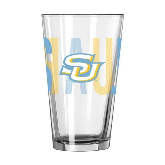 Logo Brands 254-G16P-4 Southern University 16 oz Overtime Pint Glass