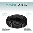 thumbnail image 4 of 98.5 Ft 3/8 Inch Heavy Duty Self Sinking Aeration Hose Kit, Tear Resistance Weighted Air Line Tubing, Non-Clogging Interior, Contractor Grade Aerator Hose for Pond, Fountain, Irrigation(Black), 4 of 7