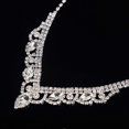 thumbnail image 5 of Sparkling Necklace Earring Set Pendant Earrings Charm Classic Jewelry Set for Banquet Gown Birthday Dresses Skirts, 5 of 5